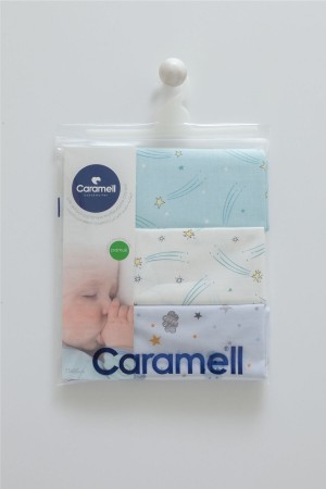 Caramell Çok Amaçlı 3’lü 80*90 Dokuma Bebek Battaniyesi