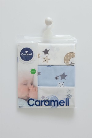 Caramell Çok Amaçlı 3’lü 80*90 Dokuma Bebek Battaniyesi