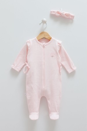 Caramell Bebek Tulum Fermuarlı Pembe