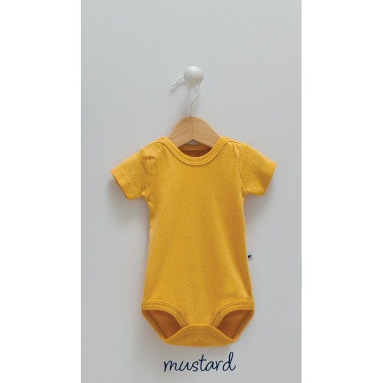 Caramell 3Lü Kısa Kollu Body Set Sarı-Lacivert-Beyaz