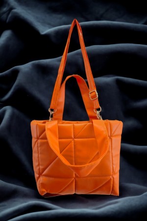 Rahatlık Ve Şıklığın Buluştuğu Bayan Omuz Çantaları Turuncu Askılı