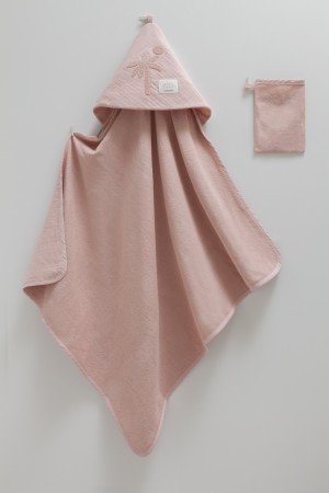 Kız Bebek Banyo Havlusu Bebek Kesesi Hediye!