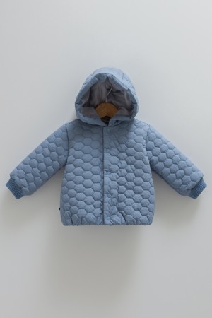 Caramell Kapüşonlu Kapitone Mont - Bebeğinizin Şıklığına Konforlu Bir Dokunuş